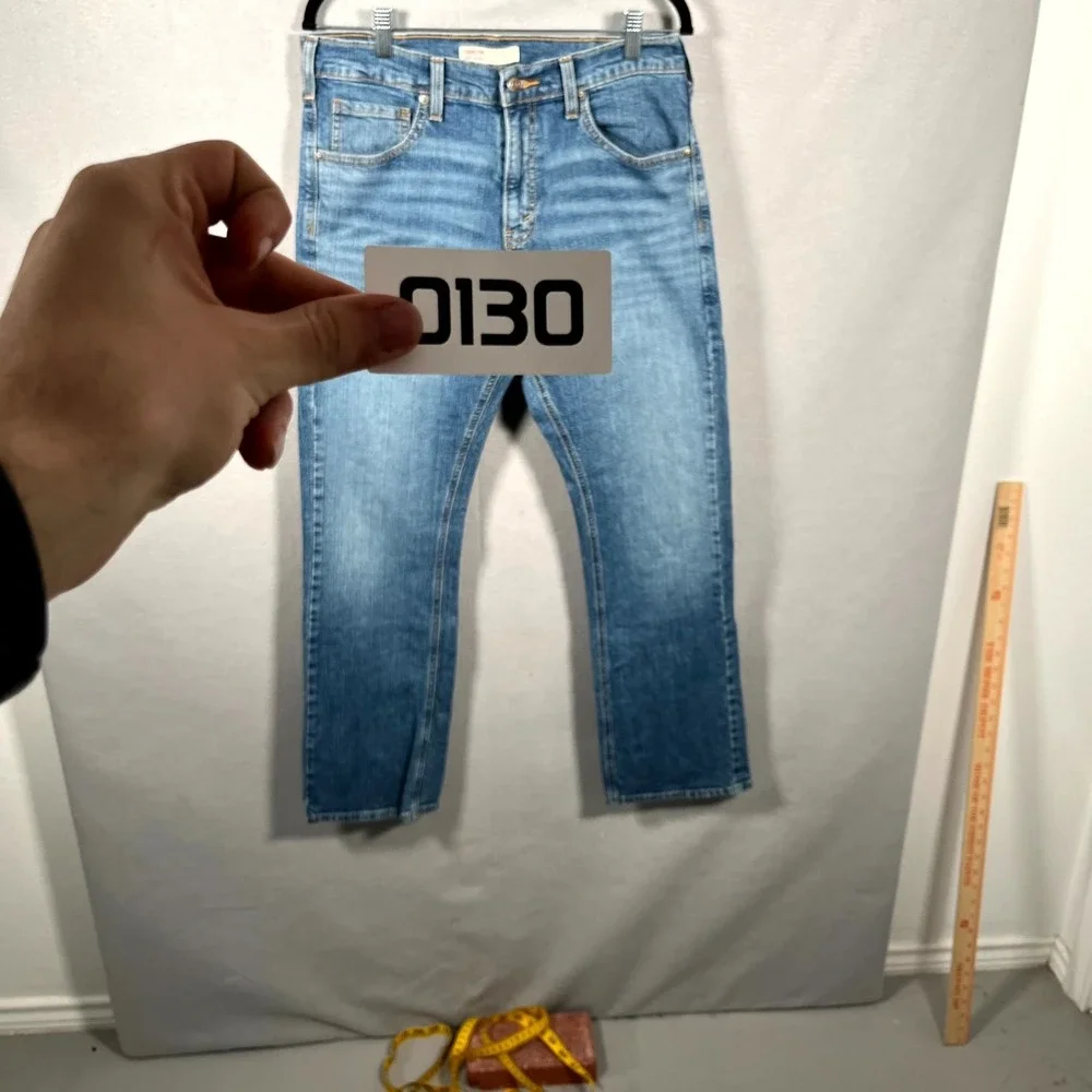 Signature‎ Levi's Bootcut Jeans Womens 33 Blue Denim Cotton Stretch Streetwear